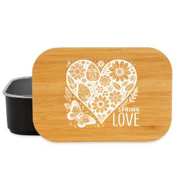 spring love - Lunch Box - Schwarz - Vorne