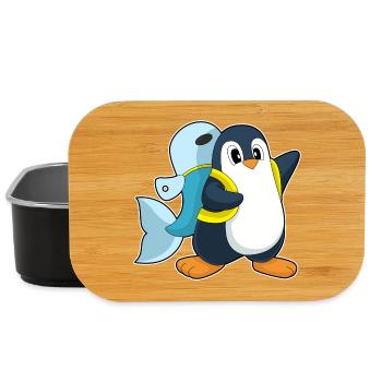 École de sac à dos Penguin Student - Boîte à goûter - noir - Devant