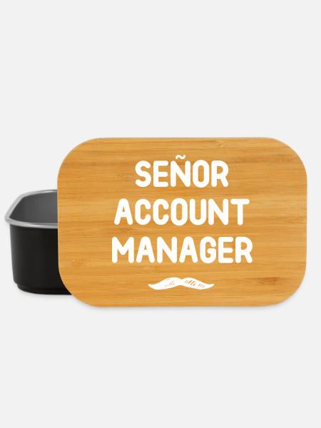 Señor Account Manager - Lunch Box - Schwarz
