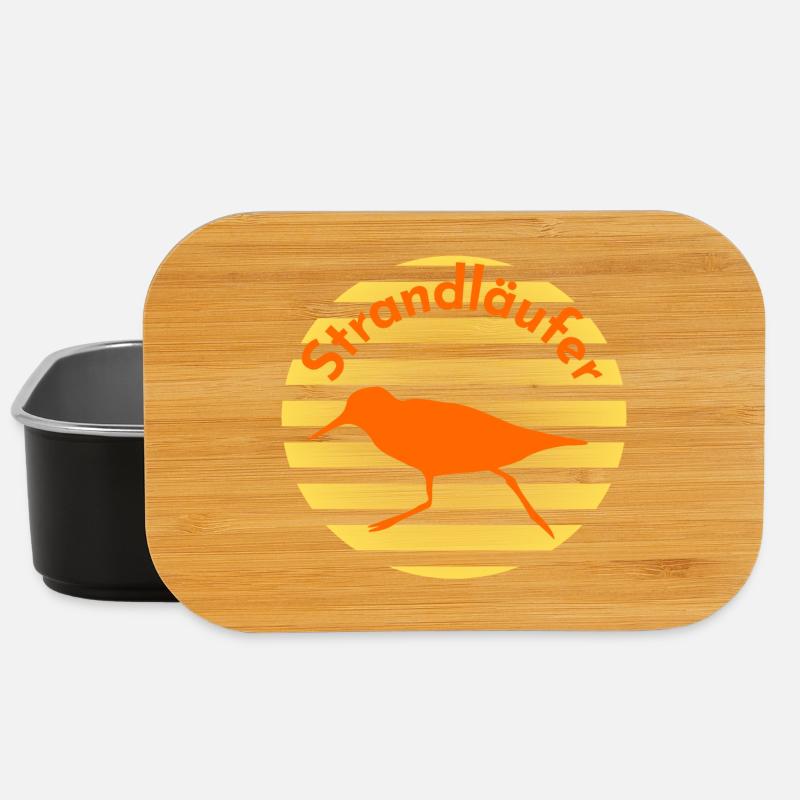 Strandläufer - Lunch Box - Schwarz
