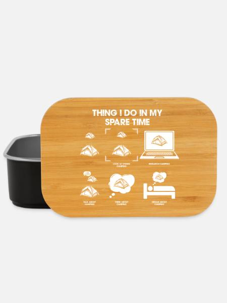 Freizeit Geek Montage - Lunch Box - Schwarz