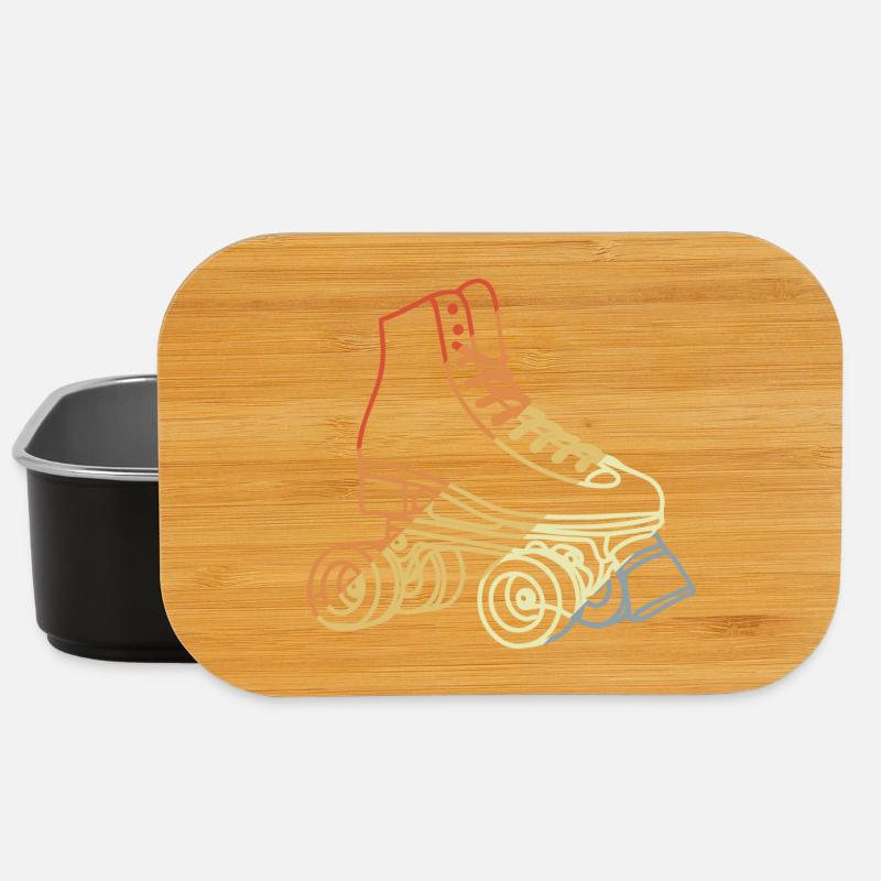 Croquis de patins à roulettes - Boîte à goûter - noir