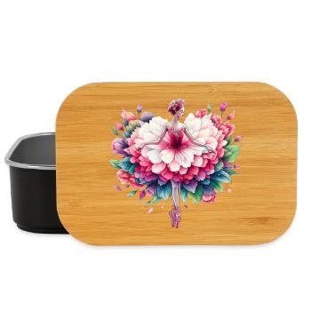 Balletttänzerin mit Tutu - Lunch Box - Schwarz - Vorne
