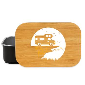 Vanlife & Camper Lifestyle Design - Lunch Box - black - Front