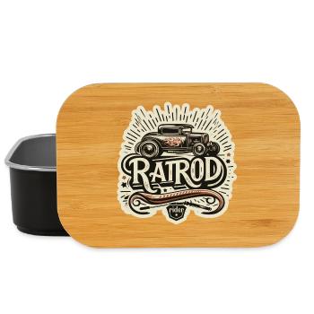 Ratsking Ratlook Shirt – Rustikaler Custom Style - Lunch Box - Schwarz - Vorne