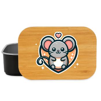 Favorite mouse - Lunch Box - black - Front
