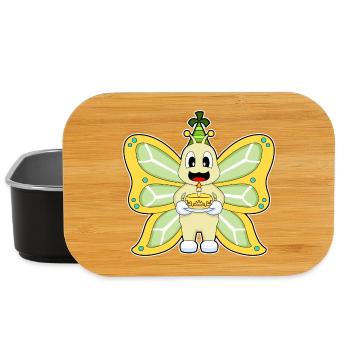 Butterfly Birthday Cake - Lunch Box - black - Front