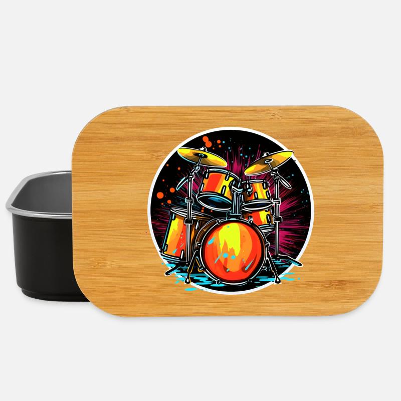 Trapset Portrait - Lunch Box - Schwarz
