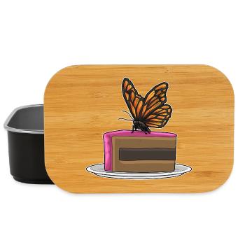 Gâteau Papillon - Boîte à goûter - noir - Devant