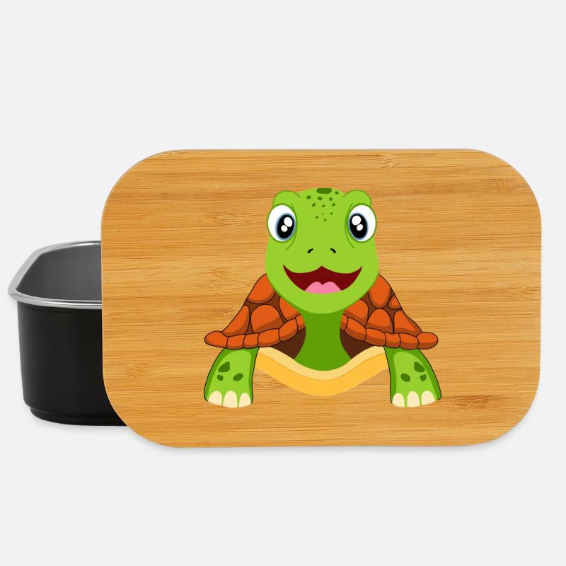 Schildkröte Schildkröten - Lunch Box - Schwarz
