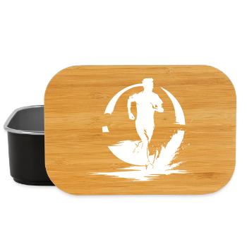 Marathon Junge Zeichnung - Lunch Box - Schwarz - Vorne