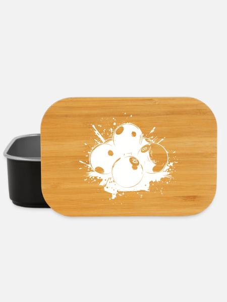Billardkugeln Graffiti - Lunch Box - Schwarz