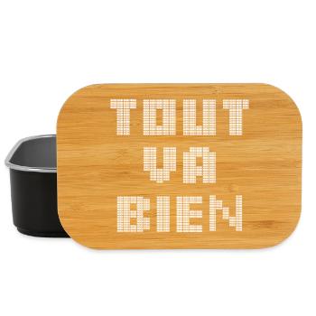 TOUT VA BIEN (ou pas) - Boîte à goûter - noir - Devant