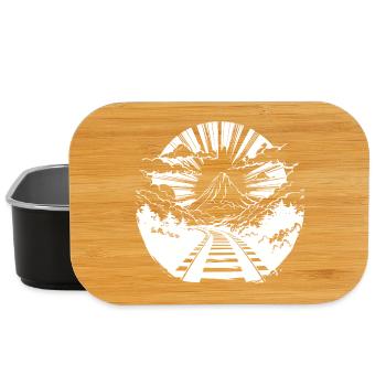 Railway Graphic - Lunch Box - black - Front