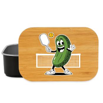 Dill mit Pickleball-Spieler - Lunch Box - Schwarz - Vorne