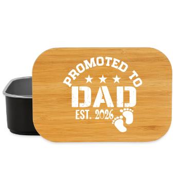 Promoted to Dad 2026 I'm going to be a father - Lunch Box - black - Front