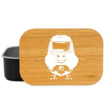 Railway Sketch - Lunch Box - black - Front