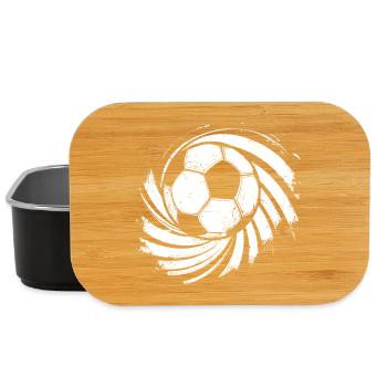 Soccer Drawing - Lunch Box - black - Front