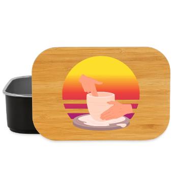 Ceramic Passion Sunset - Lunch Box - black - Front