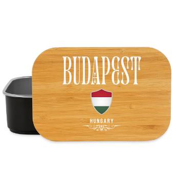 I love Budapest, Budapest Hungary - Lunch Box - black - Front