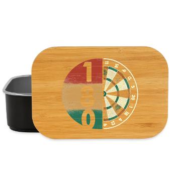 Darts Dart Dartboard Dartboard Dart Player - Lunch Box - black - Front