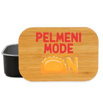 Pelmeni Mode On Pelmenis - Lunch Box - Schwarz - Vorne