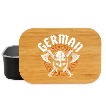 Germanen Wikinger Odin  - Lunch Box - Schwarz - Vorne