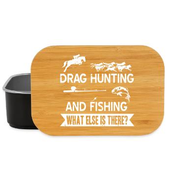 Drag Hunting And Fishing What Else Is There - Lunch Box - black - Front