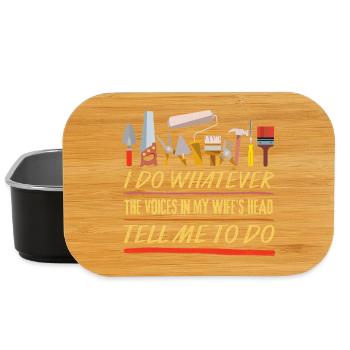 I_do_Anything_for_Wife_1 - Lunch Box - black - Front