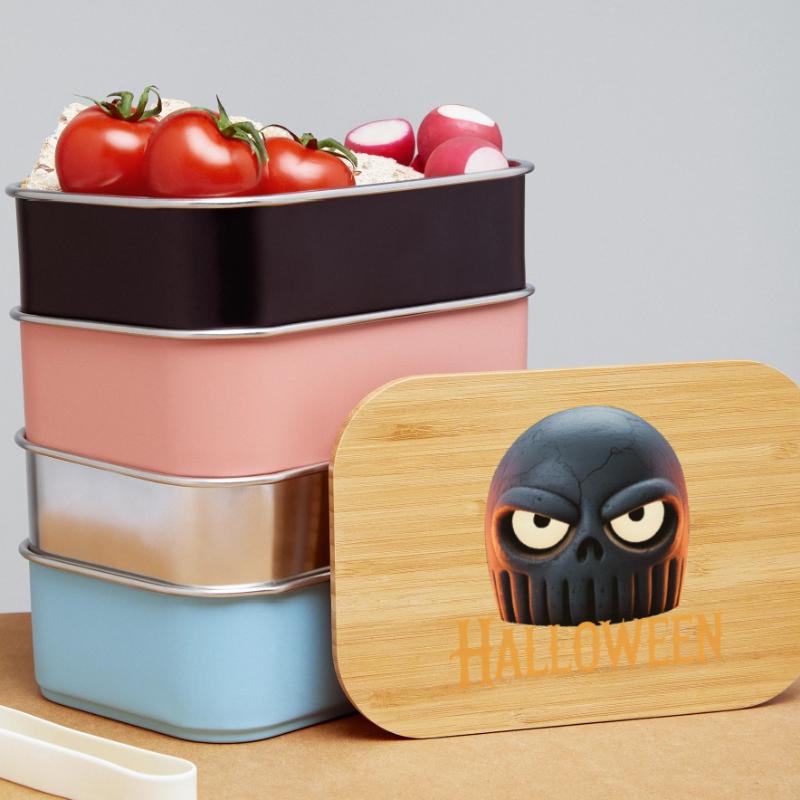 Feuer Schädel Halloween | Hexe süsses oder saures Lunch Box