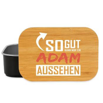 So gut kann nur ein Adam aussehen - Lunch Box - Schwarz - Vorne