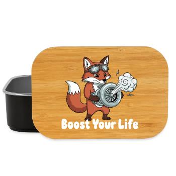 Fuchs mit Jetbike Boost - Lunch Box - Schwarz - Vorne