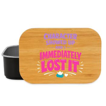 Anime-fangirl Schreit Anime-reaktion - Lunch Box - Schwarz - Vorne