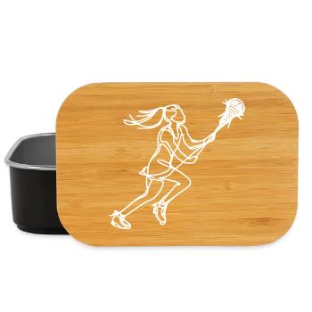 Frauen Lacrosse - Lunch Box - Schwarz - Vorne