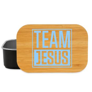 Team Jesus - Lunch Box - black - Front