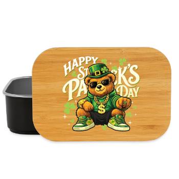 Happy St Patrick’s Day Irish Pride - St. Paddys - Lunch Box - black - Front