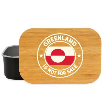 Greenland Greenland Not For Sale Funny - Lunch Box - black - Front