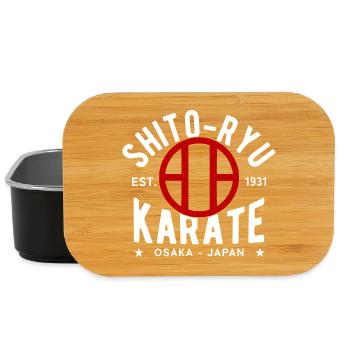 Shito Ryu Karate Osaka Japon Est. 1931 - Boîte à goûter - noir - Devant