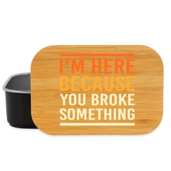 Plumber - Lunch Box - black - Front
