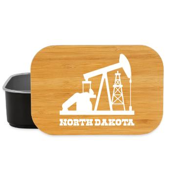 Conception de pompe à pompe pour le champ pétrolifère du Dakota du Nord - Boîte à goûter - noir - Devant