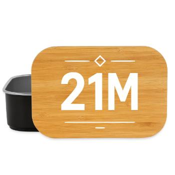 Limite de maillot de 21M pour les fans de Bitcoin et de Crypto - Boîte à goûter - noir - Devant
