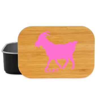 Ziege pink G.O.A.T. - Lunch Box - Schwarz - Vorne