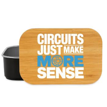 Circuits make technology more meaningful - Lunch Box - black - Front