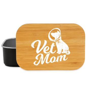 Veterinarian Mom - Lunch Box - black - Front
