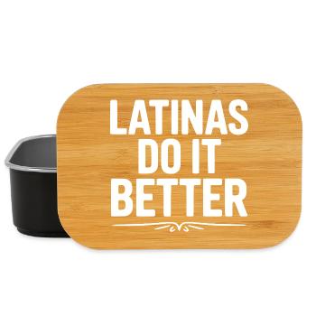 Latinas Do It Better - Lunch Box - black - Front