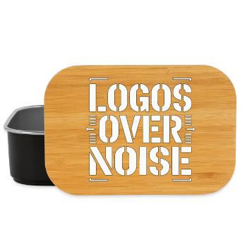 Designer de logos Logos Over Noise Designer de marque - Boîte à goûter - noir - Devant