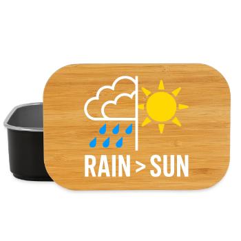 Rain Over Sun Regen - Lunch Box - black - Front