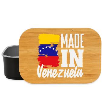 Venezuela Flagge Stolz & Heimat Venezuela - Lunch Box - Schwarz - Vorne