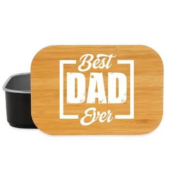 Der Beste Papa Aller Zeiten Stolze Tochter - Lunch Box - Schwarz - Vorne