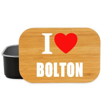 I Love Bolton - Lunch Box - black - Front